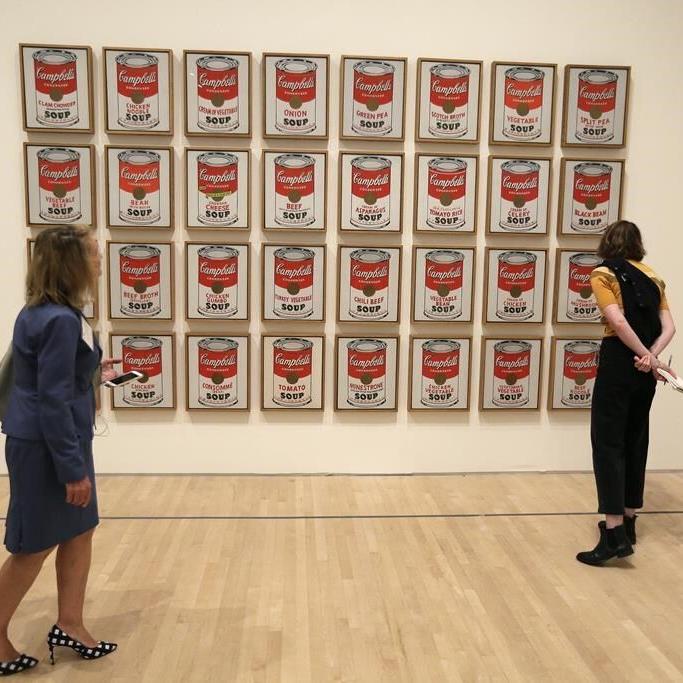 Climate protesters target Warhol art in Australian gallery